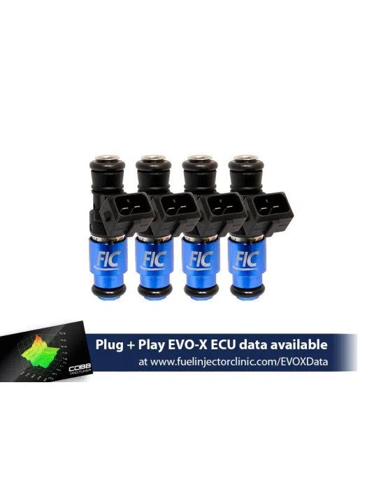 FIC 1650cc Mitsubishi Evo X Fuel Injector Clinic Injector Set (High-Z)-DSG Performance-USA