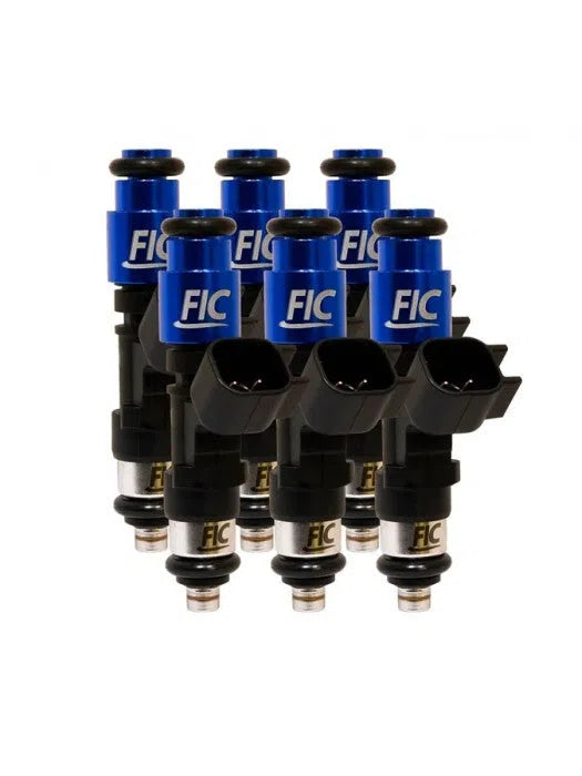 FIC 650cc Fuel Injector Clinic Injector Set for VW / Audi (6 cyl, 64mm) (High-Z)-DSG Performance-USA