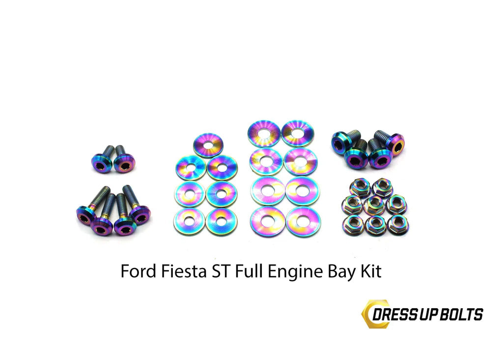Ford Fiesta ST (2013-2017) Titanium Dress Up Bolt Engine Bay Kit-DSG Performance-USA