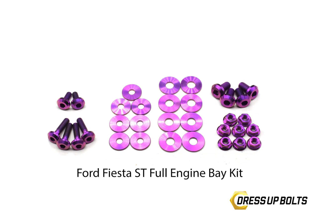 Ford Fiesta ST (2013-2017) Titanium Dress Up Bolt Engine Bay Kit-DSG Performance-USA