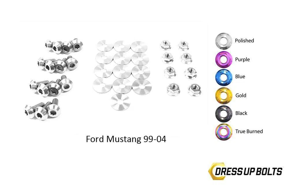 Ford Mustang (1999-2004) Titanium Dress Up Bolts Engine Bay Kit-DSG Performance-USA