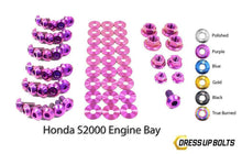 Load image into Gallery viewer, Honda S2000 (2000-2009) AP1/AP2 Titanium Dress Up Bolts Full Engine Bay Kit-DSG Performance-USA