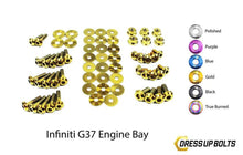 Load image into Gallery viewer, Infiniti G37 Coupe and Sedan (2008-2013) Titanium Dress Up Bolts Engine Bay Kit-DSG Performance-USA