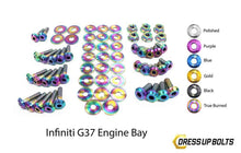 Load image into Gallery viewer, Infiniti G37 Coupe and Sedan (2008-2013) Titanium Dress Up Bolts Engine Bay Kit-DSG Performance-USA