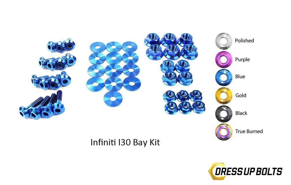 Infiniti I30 (2000-2001) Titanium Dress Up Bolts Engine Bay Kit-DSG Performance-USA