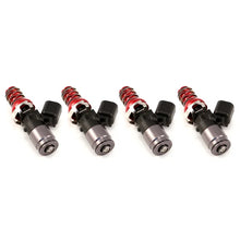 Load image into Gallery viewer, Injector Dynamics 1340cc Injectors-48mm Length - 11mm Gold Top/Denso And -204 Low Cushion (Set of 4)-DSG Performance-USA