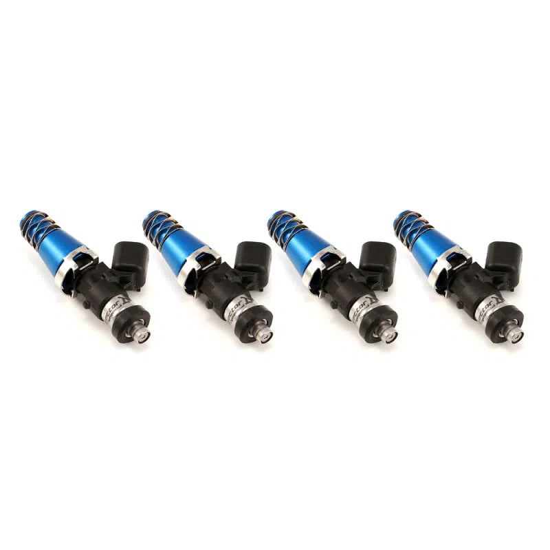 Injector Dynamics 1700cc Injectors - 60mm Length - 11mm Blue Top - Denso Lower Cushion (Set of 4)-DSG Performance-USA
