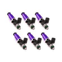 Load image into Gallery viewer, Injector Dynamics 1700cc Injectors - 60mm Length - 14mm Purple Top - 14mm Lower O-Ring (Set of 6)-DSG Performance-USA