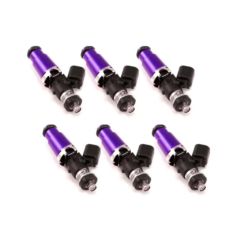 Injector Dynamics ID1050X Injectors 14mm (Purple) Adaptor Tops Denso Lower (Set of 6)-DSG Performance-USA