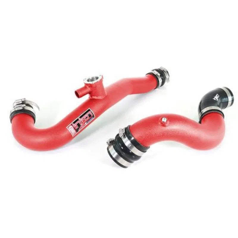 Injen 15-19 Ford Mustang 2.3L EcoBoost Aluminum Intercooler Piping Kit - Wrinkle Red-DSG Performance-USA