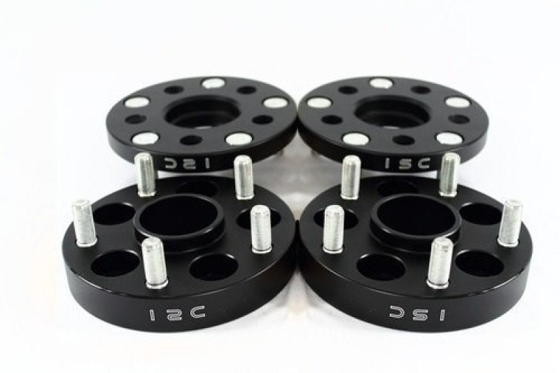 ISC Suspension 5x114.3 Hub Centric Wheel Spacers 20mm Black (Pair)-DSG Performance-USA