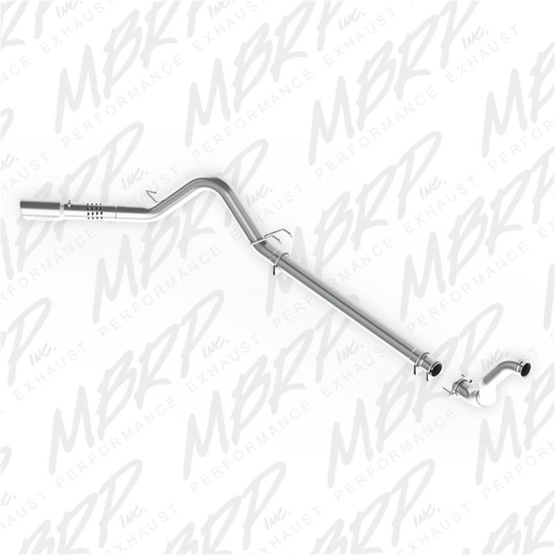 MBRP 08-10 Ford 6.4L F250/350/450 4 inch Filter Back Single Side Exit Aluminum and Down Pipe-DSG Performance-USA