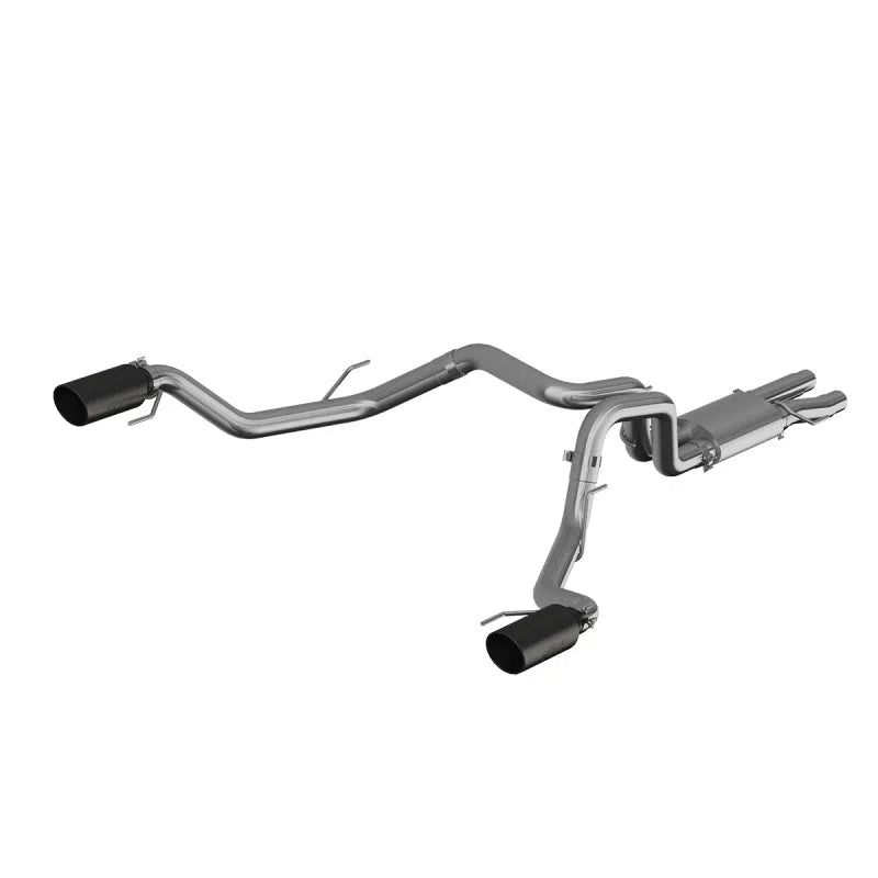 MBRP 17+ Ford F-150 Raptor 3.5L Ecoboost Dual Rear Exit T409 3in Resonater Back Exhaust System-DSG Performance-USA