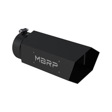 Load image into Gallery viewer, MBRP Universal Hex Tip 5in Inlet 16in Length w/ Logo - Black Coated-DSG Performance-USA