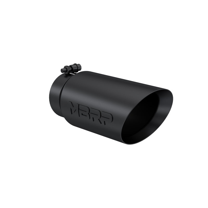 MBRP Universal Tip 5 O.D. Dual Wall Angled 4 inlet 12 length - Black Finish-DSG Performance-USA