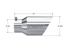 Load image into Gallery viewer, MBRP Universal Tip 6 O.D. Dual Wall Angled 4 inlet 12 length-DSG Performance-USA