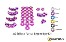 Load image into Gallery viewer, Mitsubishi 2G Eclipse (1995-1999) Titanium Dress Up Bolts Partial Engine Bay Kit-DSG Performance-USA