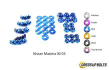 Load image into Gallery viewer, Nissan Maxima (2000-2003) Titanium Dress Up Bolts Engine Bay Kit-DSG Performance-USA