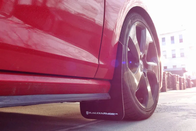 Rally Armor 2015+ VW Golf/GTI/TSI UR Black Mud Flap w/ Red Logo-DSG Performance-USA