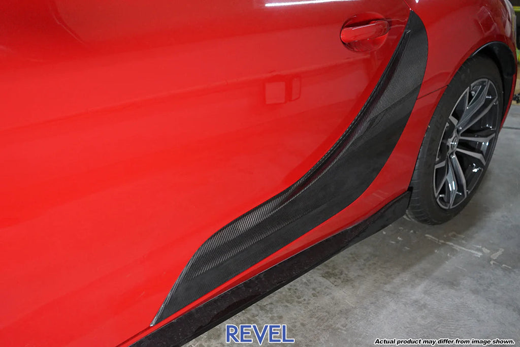 Revel GT Dry Carbon Door Panel Outer Cover 2020 Toyota GR Supra - 2 Pieces-DSG Performance-USA