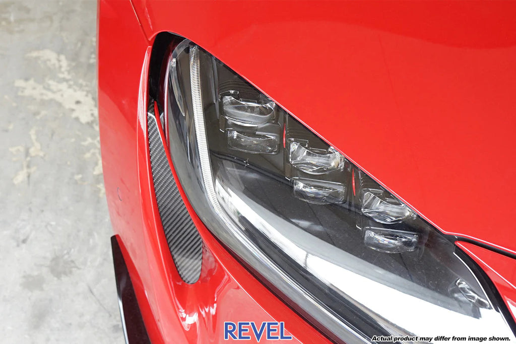 Revel GT Dry Carbon Front Fog Lamp Cover 2020 Toyota GR Supra - 2 Pieces-DSG Performance-USA