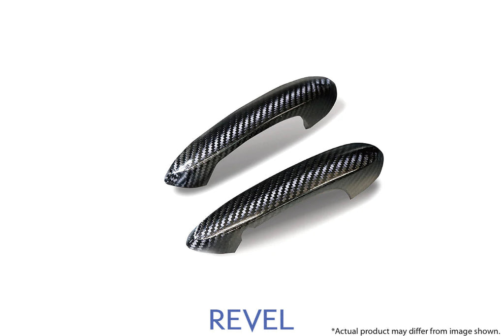 Revel GT Dry Carbon Outer Door Handle Cover 2020 Toyota GR Supra - 2 Pieces-DSG Performance-USA
