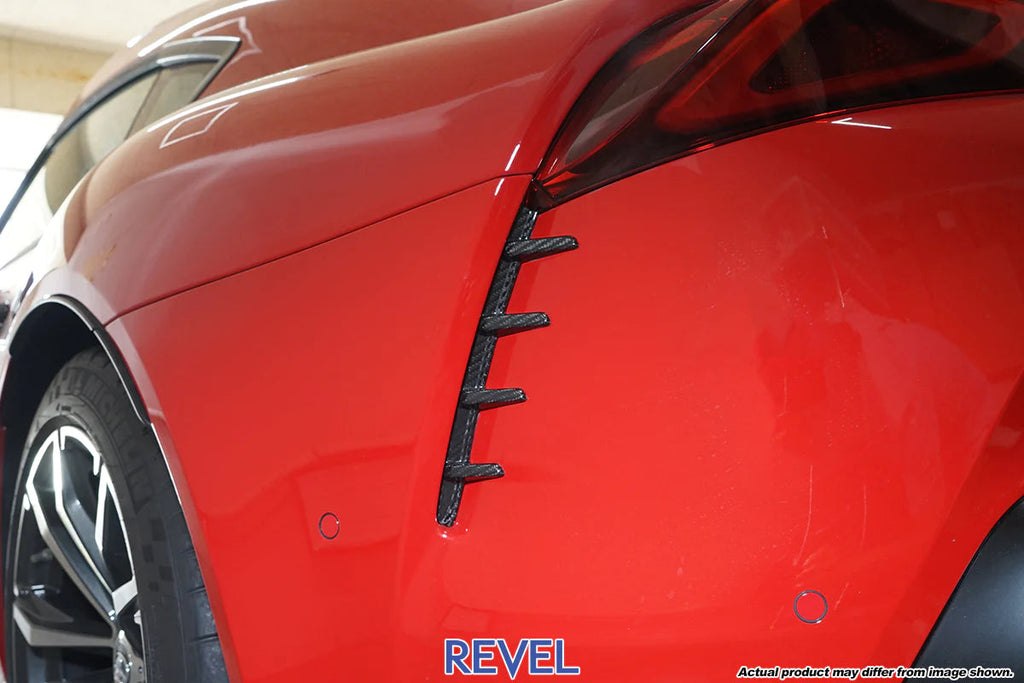 Revel GT Dry Carbon Rear Duct Cover 2020 Toyota GR Supra - 2 Pieces-DSG Performance-USA