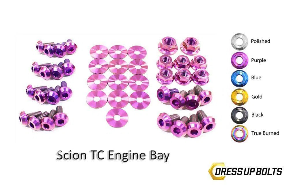 Scion tC (2005-2010) Titanium Dress Up Bolts Engine Bay Kit-DSG Performance-USA