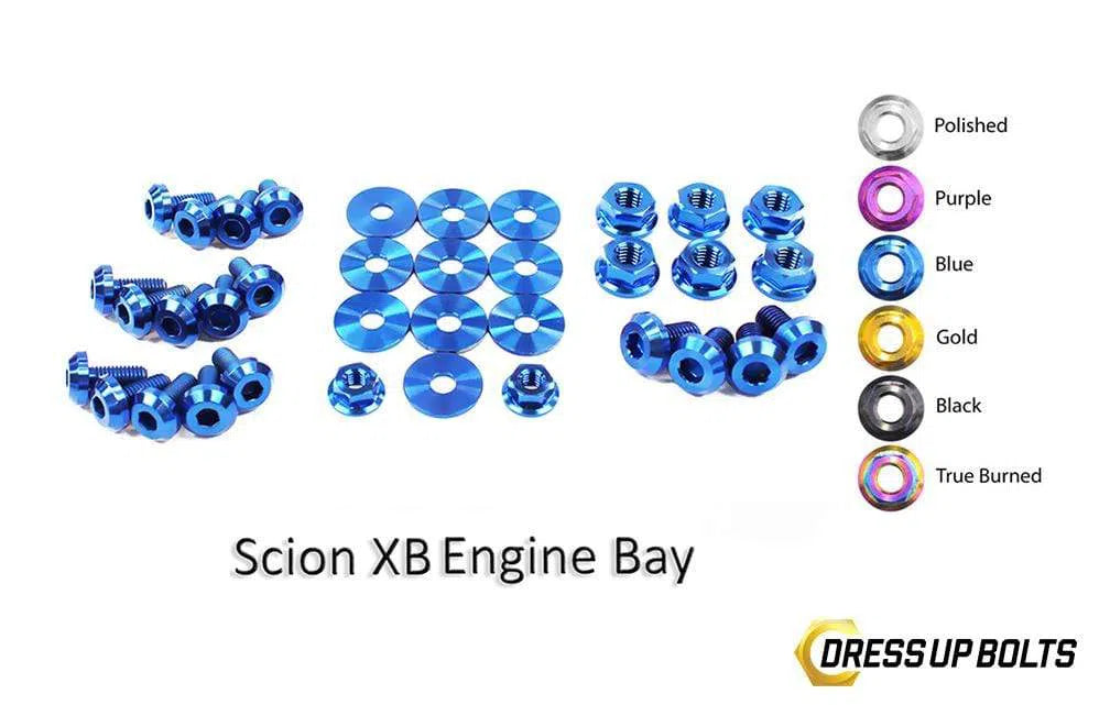 Scion XB (2003-2006) Titanium Dress Up Bolts Engine Bay Kit-DSG Performance-USA