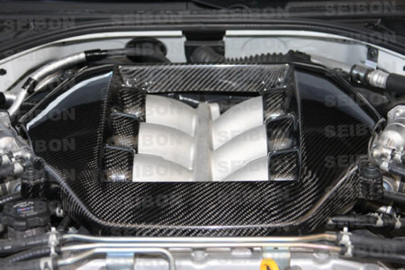 Seibon 09-11 Nissan GTR R35 Carbon Fiber Engine Cover-DSG Performance-USA