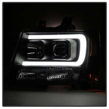 Load image into Gallery viewer, Spyder 07-14 Chevy Suburban/1500/2500/Tahoe V2 Projector Headlights Blk PRO-YD-CSUB07V2-DRL-BK-DSG Performance-USA
