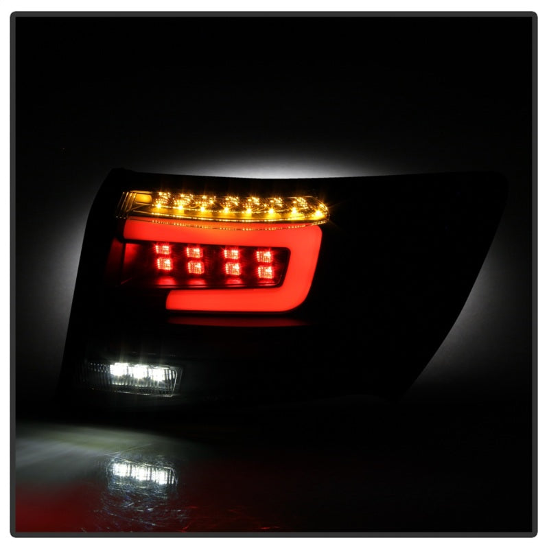 Spyder 08-11 Subaru Impreza WRX 4DR LED Tail Lights - Black Smoke ALT-YD-SI084D-LED-BSM-DSG Performance-USA