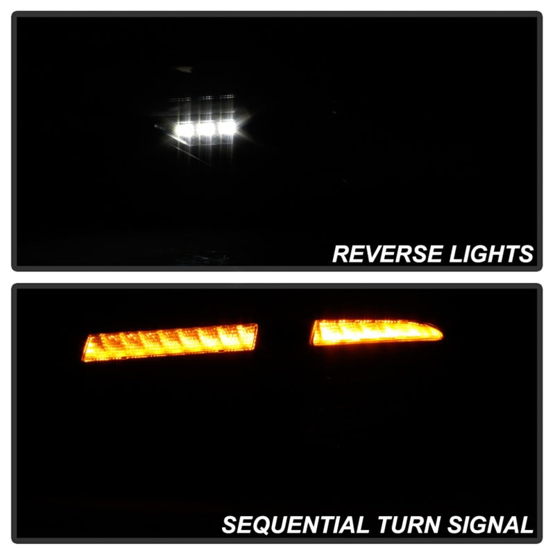 Spyder 08-14 Subara Impreza WRX Hatchback LED Tail Lights Seq Signal Blk Smoke ALT-YD-SI085D-SEQ-BSM-DSG Performance-USA