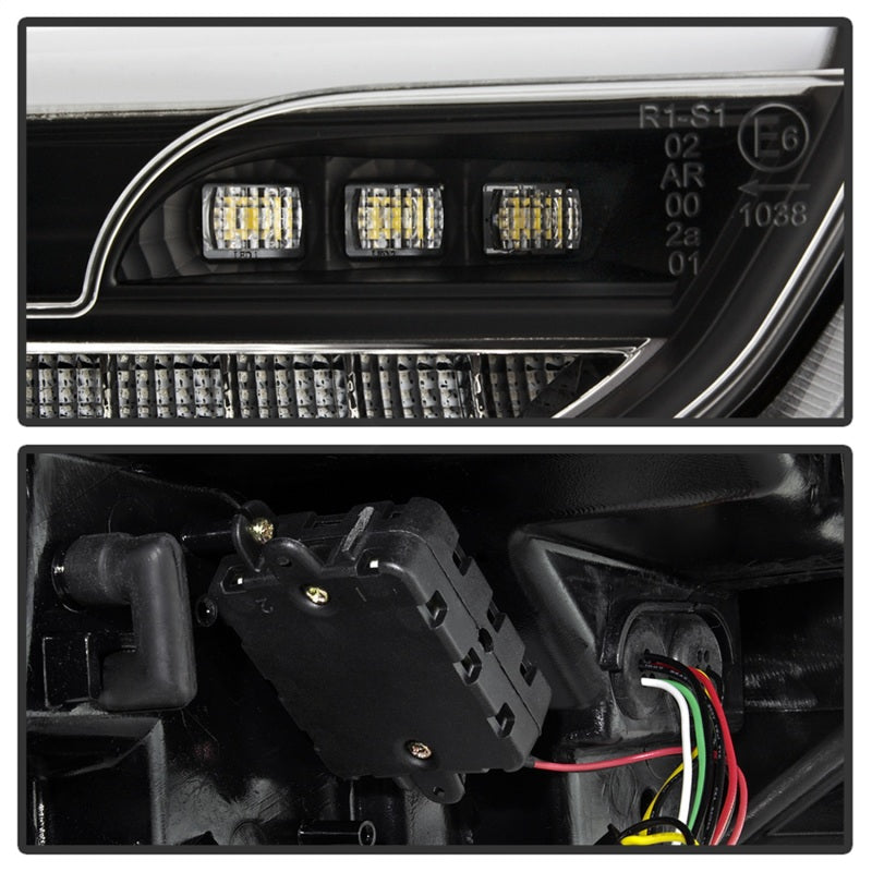 Spyder 15-17 Ford Focus Hatchback LED Tail Lights w/Indicator/Reverse - Black (ALT-YD-FF155D-LED-BK)-DSG Performance-USA