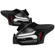 Load image into Gallery viewer, Spyder 15-17 Ford Focus Hatchback LED Tail Lights w/Indicator/Reverse - Black (ALT-YD-FF155D-LED-BK)-DSG Performance-USA