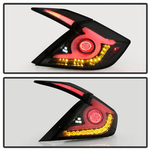 Load image into Gallery viewer, Spyder 16-18 Honda Civic 4 Door Light Bar LED Tail Lights - Black Smoke (ALT-YD-HC164D-LB-BSM)-DSG Performance-USA