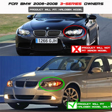 Load image into Gallery viewer, Spyder BMW E90 3-Series 06-08 4DR Projector CCFL Halo - Eyebrow Bulb Blk- PRO-YD-BMWE9005-CCFL-BK-DSG Performance-USA