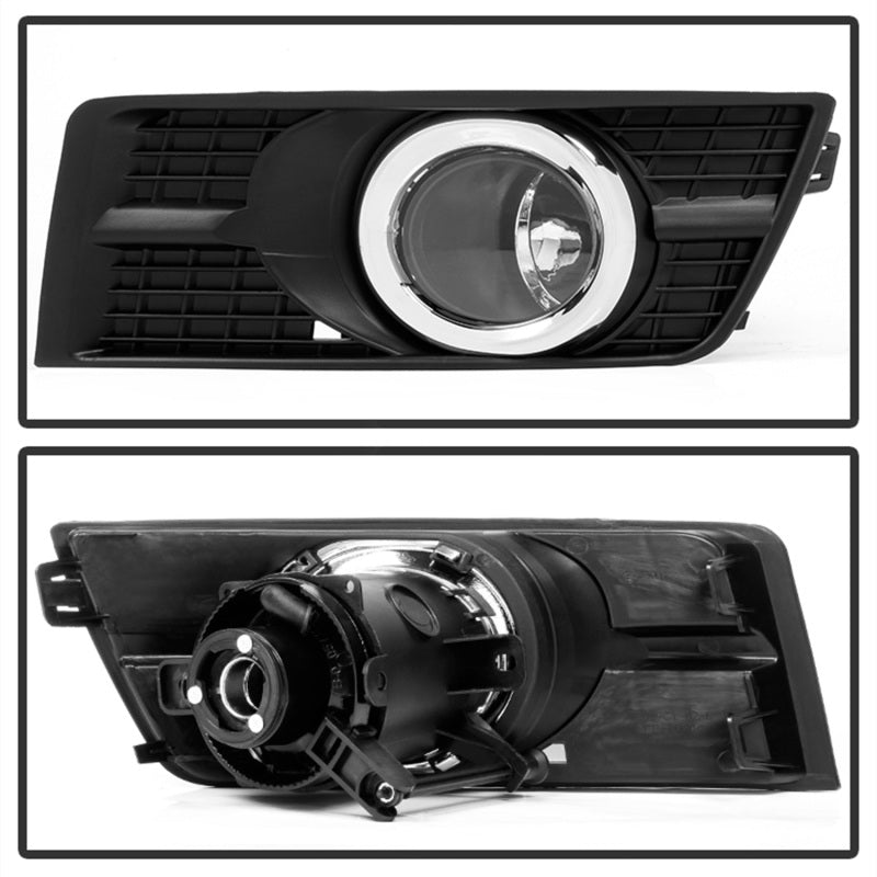 Spyder Cadillac SRX 2010-2015 OEM Style Fog Lights W/Universal Switch Clear FL-CASRX10-C-DSG Performance-USA