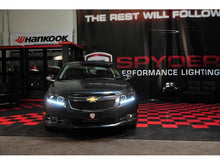 Load image into Gallery viewer, Spyder Chevy Cruze 11-14 Projector Headlights LED Halo -DRL Blk High H1 Low H7 PRO-YD-CCRZ11-DRL-BK-DSG Performance-USA