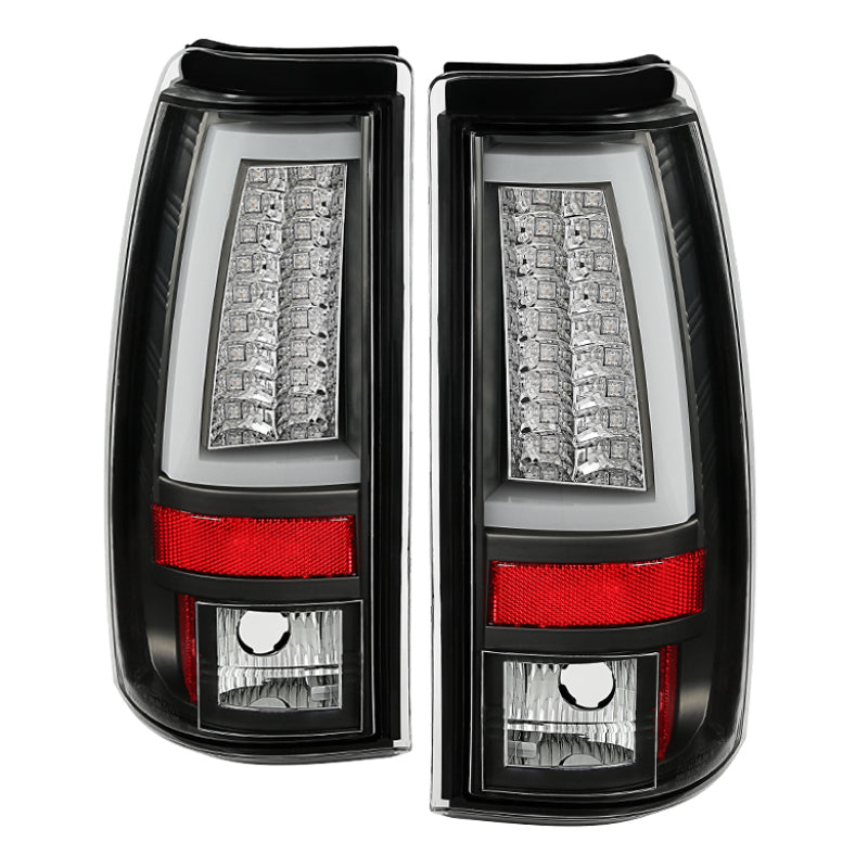 Spyder Chevy Silverado 1500/2500 99-02 Version 2 LED Tail Lights - Black ALT-YD-CS99V2-LED-BK-DSG Performance-USA