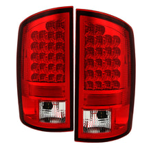 Load image into Gallery viewer, Spyder Dodge Ram 07-08 1500/Ram 07-09 2500/3500 LED Tail Lights Red Clear ALT-YD-DRAM06-LED-RC-DSG Performance-USA