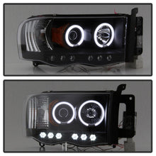 Load image into Gallery viewer, Spyder Dodge Ram 1500 02-05 03-05 Projector Headlights CCFL Halo LED Blk PRO-YD-DR02-CCFL-BK-DSG Performance-USA