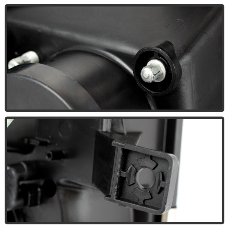 Spyder Ford F150 09-14 Projector Headlights Halogen Model- Light Bar DRL Blk PRO-YD-FF15009-LBDRL-BK-DSG Performance-USA