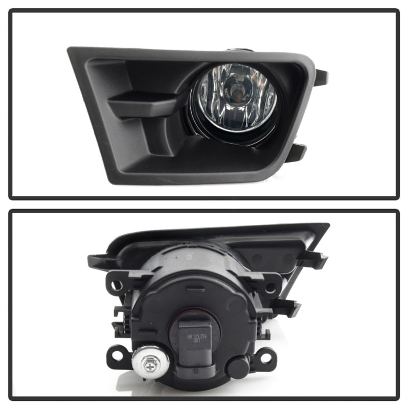Spyder Ford Mustang 10-12 OEM Fog Light W/Universal Switch- Clear FL-FM2015-C-DSG Performance-USA