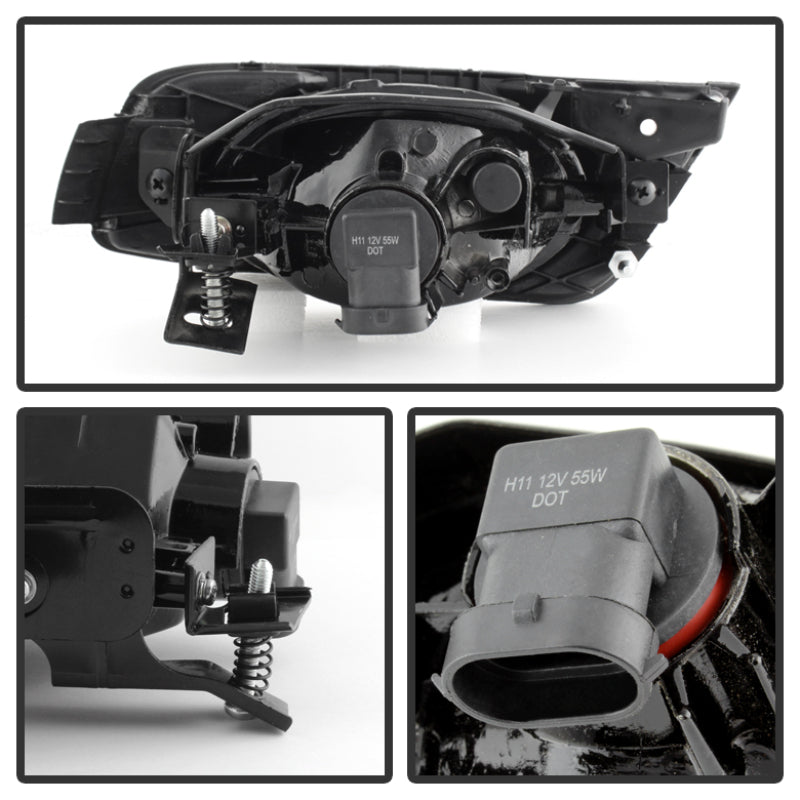Spyder Honda Odyssey 08-10 OEM Fog Lights W/Switch- Smoked FL-CL-HODY08-SM-DSG Performance-USA