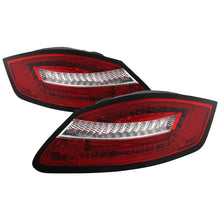 Load image into Gallery viewer, Spyder Porsche 987 Cayman 06-08 / Boxster 05-08 LED Tail Lights - Red Clear ALT-YD-P98705-LED-RC-DSG Performance-USA