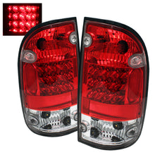 Load image into Gallery viewer, Spyder Toyota Tacoma 01-04 LED Tail Lights Red Clear ALT-YD-TT01-LED-RC-DSG Performance-USA