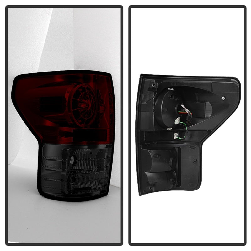 Spyder Toyota Tundra 07-13 LED Tail lights Red Smoke ALT-YD-TTU07-LED-RS-DSG Performance-USA