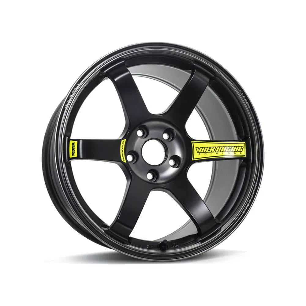 Volk Racing TE37 Saga SL M-Spec Wheel - 18x8.5 / 5x112 / +42mm Offset - Pressed Black-DSG Performance-USA