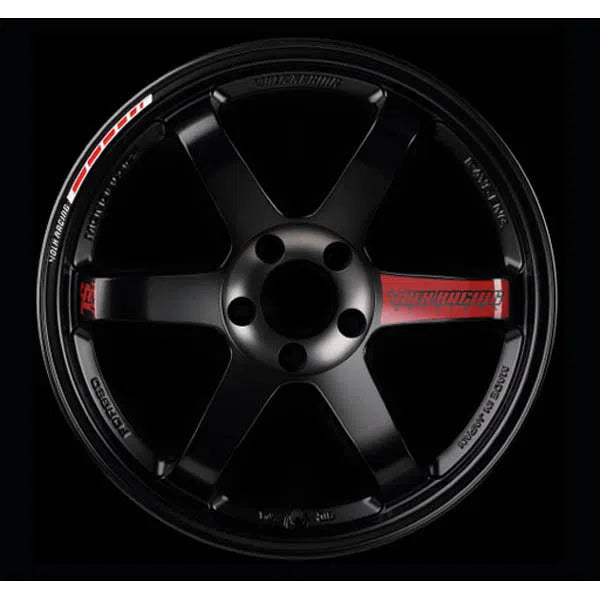 Volk Racing TE37SL Black Edition III Wheel - 18x11.0 / 5x114.3 / +17mm Offset - Pressed Black / Rim REDOT-DSG Performance-USA